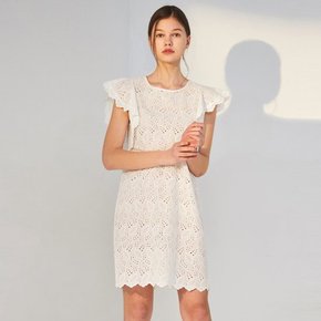 J-ALL CORSAGE EYELET DRESS