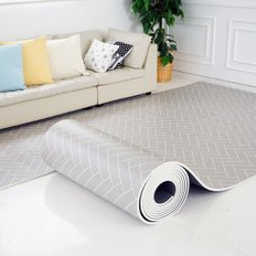 15T 놀이방 층간소음 방지 매트 110 X 300cm 거실 복도 유아 어린이 베란다 PVC 롤 디자인 6종 택1