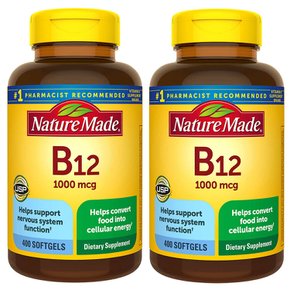 비타민 B12 1000mcg 400정 x2통
