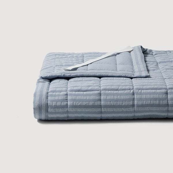 코튼 블렌디드 서커 패드 SS 블루 J606203000451