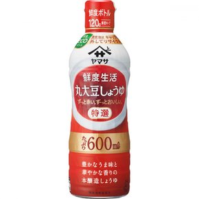 야마사간장 신선도 생활 특선 마루 간장 600ml 신선도 병 1개