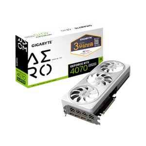  기가바이트 지포스 RTX 4070 SUPER AERO OC D6X 12GB 제이씨현---