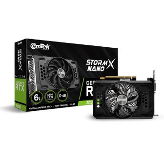 아이코다 이엠텍 지포스 RTX 3050 STORM X NANO D6 6GB 그래픽카드