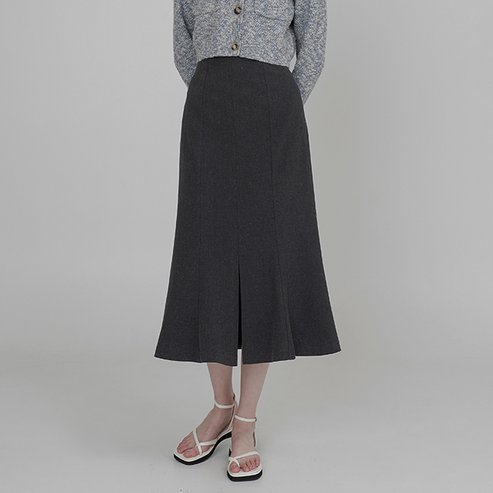나인(Atelier Nain) (택가:79,000원)멜란지 머메이드 미디 스커트(SK-4769)
