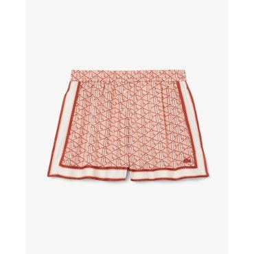 라코스테 25SS 여성  모노그램 쇼츠 FF0464-55G