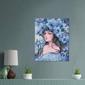 아트박스/아디코 DIY 보석십자수 - 푸른꽃과 요정 BN15 (40x50)