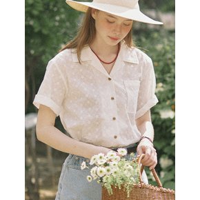 Atelier Flower Shirt - White