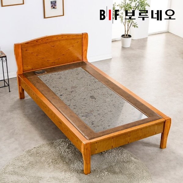 [보루네오]천연 돌 그대로 맥반석 온돌침대 (싱글) YS365
