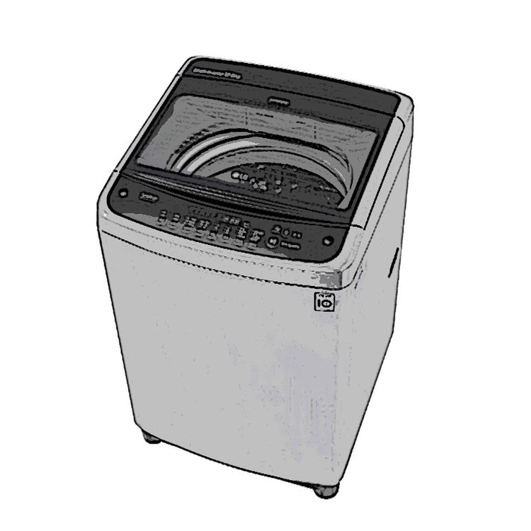 [O] LG 통돌이 세탁기 12kg TR12BL