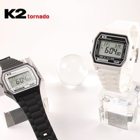 [K2 tornado] 월드타임 공용 방수 남자 여자 전자시계 K2-023