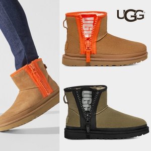 UGG 미국 어그 UGG 여성 클래식 지퍼 미니 부츠 테이프 로고 1144034S