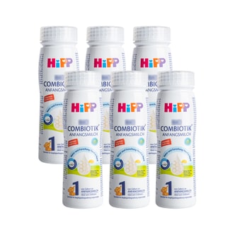 HIPP 독일내수용 힙 액상 1단계 무전분 200ml 6병