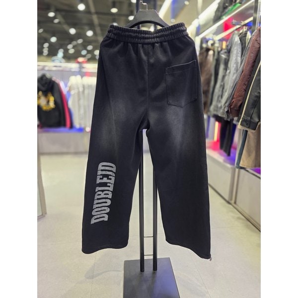 [시흥점] 26 크랙레터링 워싱 스트링팬츠(남여공용)블랙/JHZZ80415BK