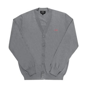 COGDK H22229 PLA HEATHERED GREY NEW JOSEPH 뉴 조셉 브이넥 남성 가디건