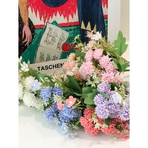 미니 국화 폼폼 조화