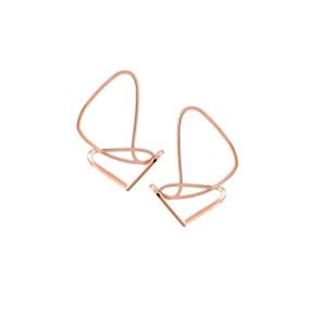 Dancing Objet - No.19 Petit Metal Earrings - Rosegold