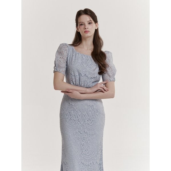 Elizabeth Lace Dress (Blue)