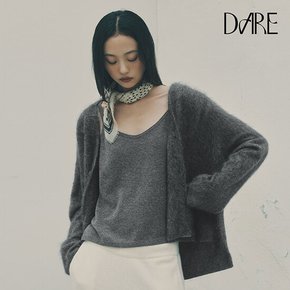 [런칭가 399,000원] 디아레 화이트캐시100 브러쉬 가디건