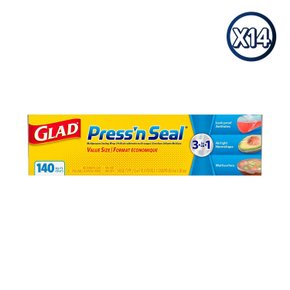 글래드 매직랩 프레스 앤 씰 43.4mx30cm 14팩 Glad Press`n Seal