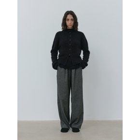 wool string pants (charcoal)