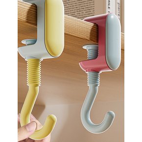 책상 높이 조절 가능한 휴대용 가방 걸이