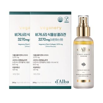 달바 [윤광보습&콜라겐 부스터 한 달 케어 세트] 퍼스트 세럼 100ml + 콜라겐 부스터 젤리 2BOX(28포)