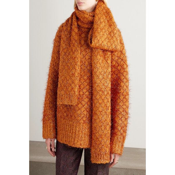 메탈릭 울 블렌드 스카프 46376663162940734