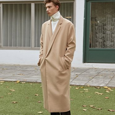 딘스 HIDDEN OVER LONG COAT_BEIGE