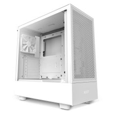 NZXT H5 플로우 미드 타워 PC 케이스 화이트 CC-H51FW-01 CS8550