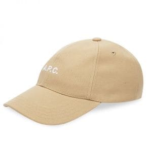 A.P.C. 아페쎄 찰리 로고 캡 모자 - 다크 베이지 COCPR-M24069-BAC