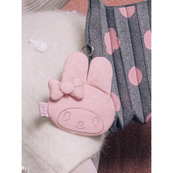 Denim Mini Pouch My Melody Washed Pink