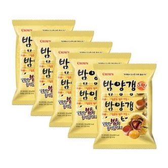 텐바이텐 크라운 대용량과자 밤양갱 5번들 250g x 5(25개)