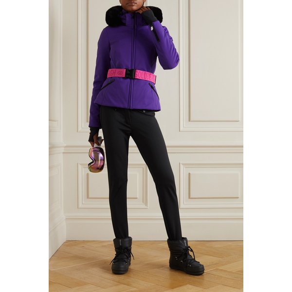 골드버그 파리 벨트 스터럽 스키 팬츠 블랙 43769801098484456