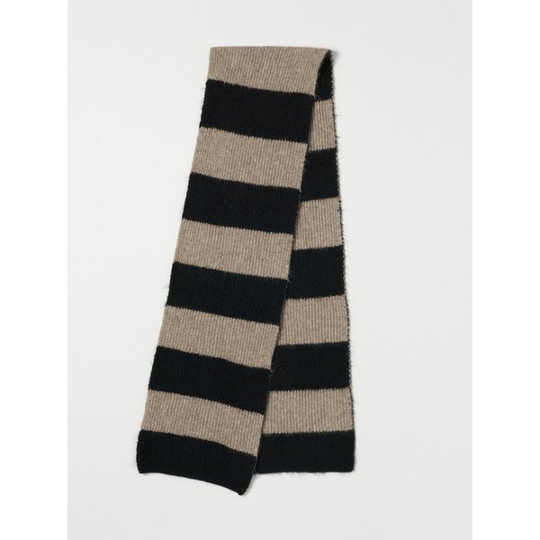 STRIPE WOOL KNIT MUFFLER
