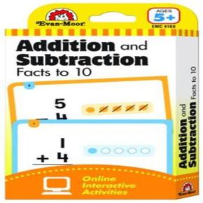 Flashcards: Beginning Addition and Subtraction Facts to 10 - Ages 5+