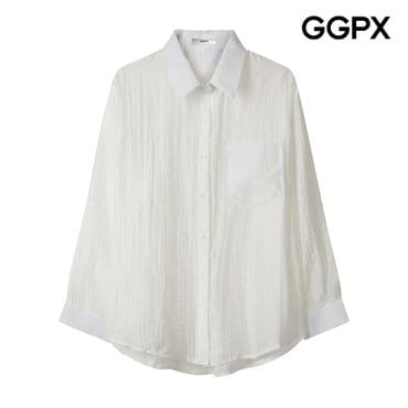 GGPX 원 포켓 플라워 자수 셔츠 (GP8SH014F)