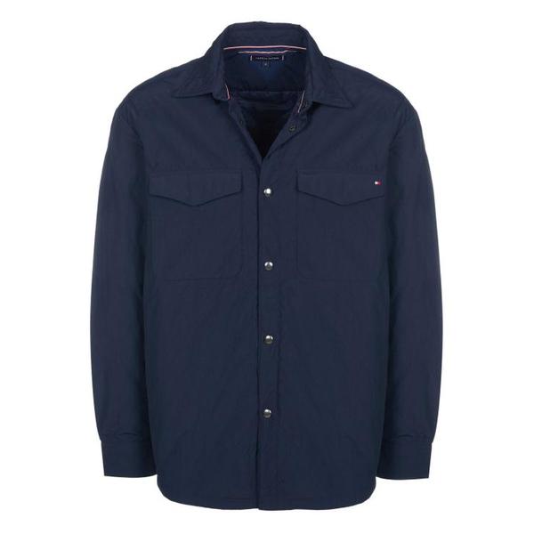 확대된 대표 타미힐피거 자켓 MW0MW32856 BLUE