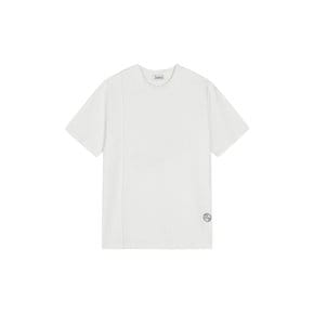 U1F22JTS030 리에떼 뒷 로고 프린트 자수 오버핏 반팔 티셔츠