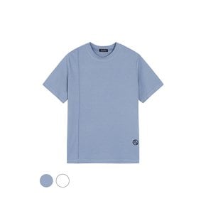 U1F22JTS030 리에떼 뒷 로고 프린트 자수 오버핏 반팔 티셔츠
