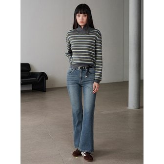 구호 플러스 Winter Bootscut Denim Pants Blue (KE5X21M52P)