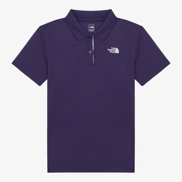 노스페이스 [노스페이스 공식] NT7PR34D 여성 쿨맥스 프라임 반팔 폴로_PURPLE