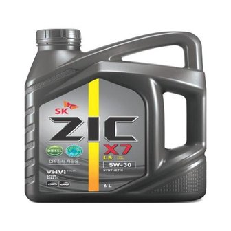  SK루브리컨츠 엔진오일디젤 ZIC X7 LS 5W-30 6L