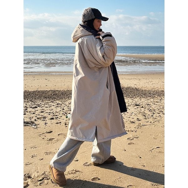 페트 리사이클 드라이코트 (Ivory + Charcoal)