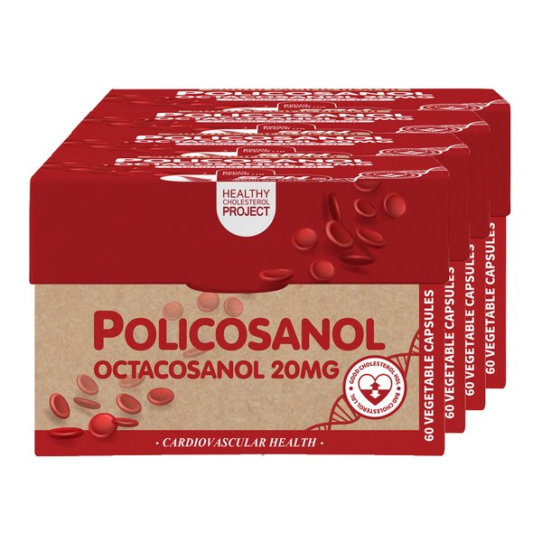 뉴질랜드 SPH 폴리코사놀 Policosanol 33.4mg Octacosanol 20mg 60정 4개