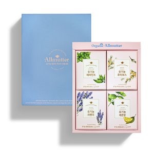 알뮤터 유기농 허브티 디카페인 4종 선물세트 (+쇼핑백)