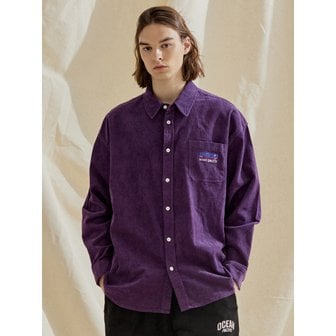 원더플레이스 OCEAN CORDUROY POCKET SHIRT [3 COLOR]