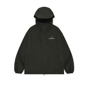 SP BLOCK WIND SHELL HOODED JUMPER-BLACK