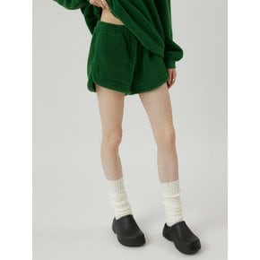 Boucle SH fur shorts [green]