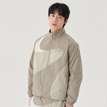 휠라 크링클 곡선절개 바람막이 (FS2JKG2134X_RGY)