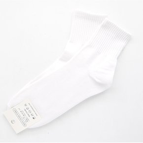 리빙삭스 국산 무지 카바 중목 양말 10켤레 학생양말